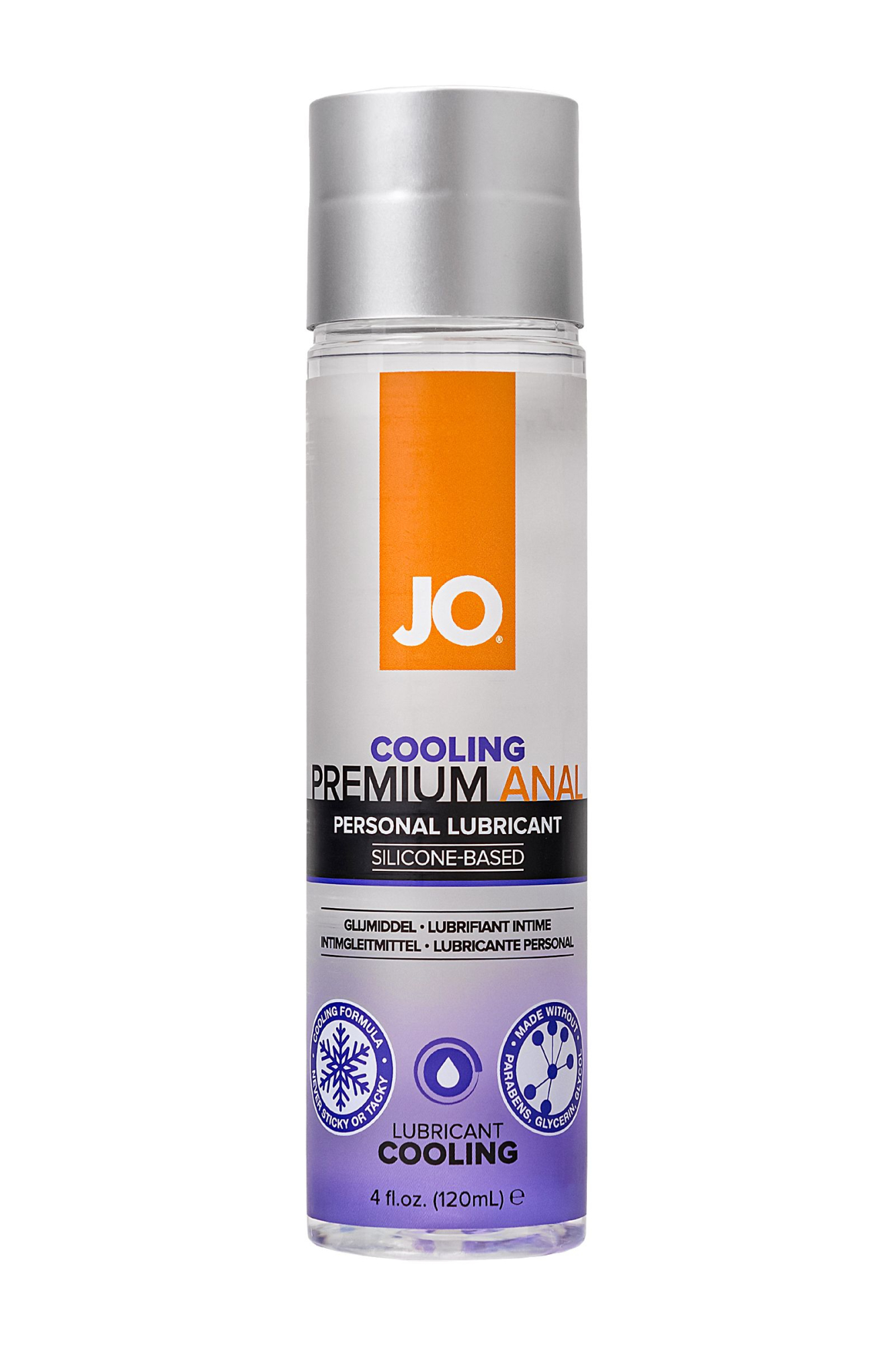 Анальный охлаждающий лубрикант на силиконовой основе JO Anal Premium COOLING - 120 мл.