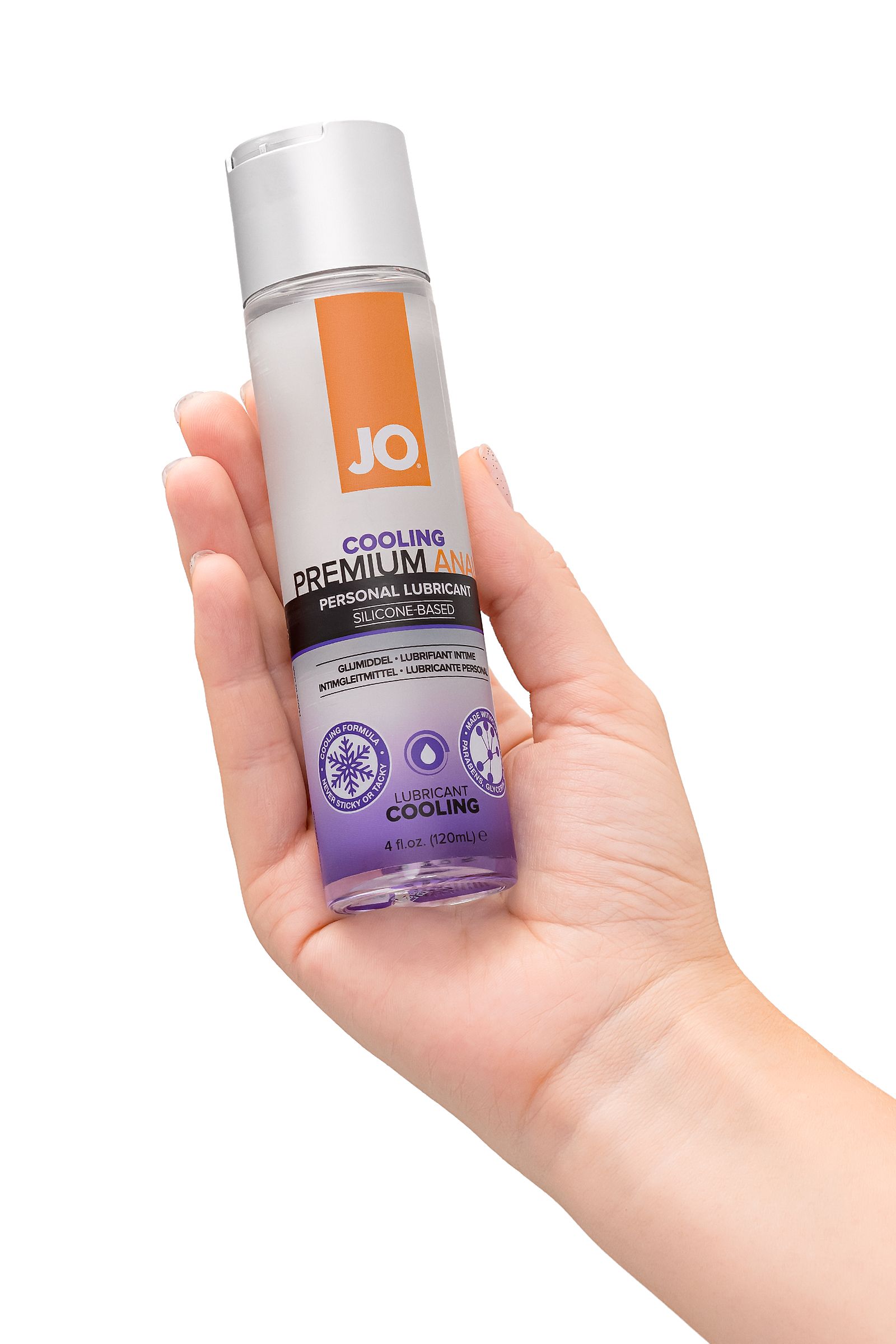 Анальный охлаждающий лубрикант на силиконовой основе JO Anal Premium COOLING - 120 мл.