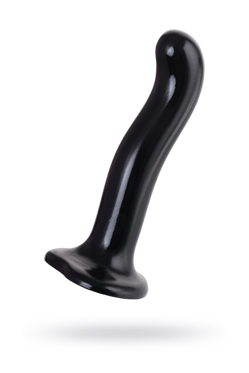 Черный стимулятор для пар P&G-Spot Dildo Size L - 19 см.
