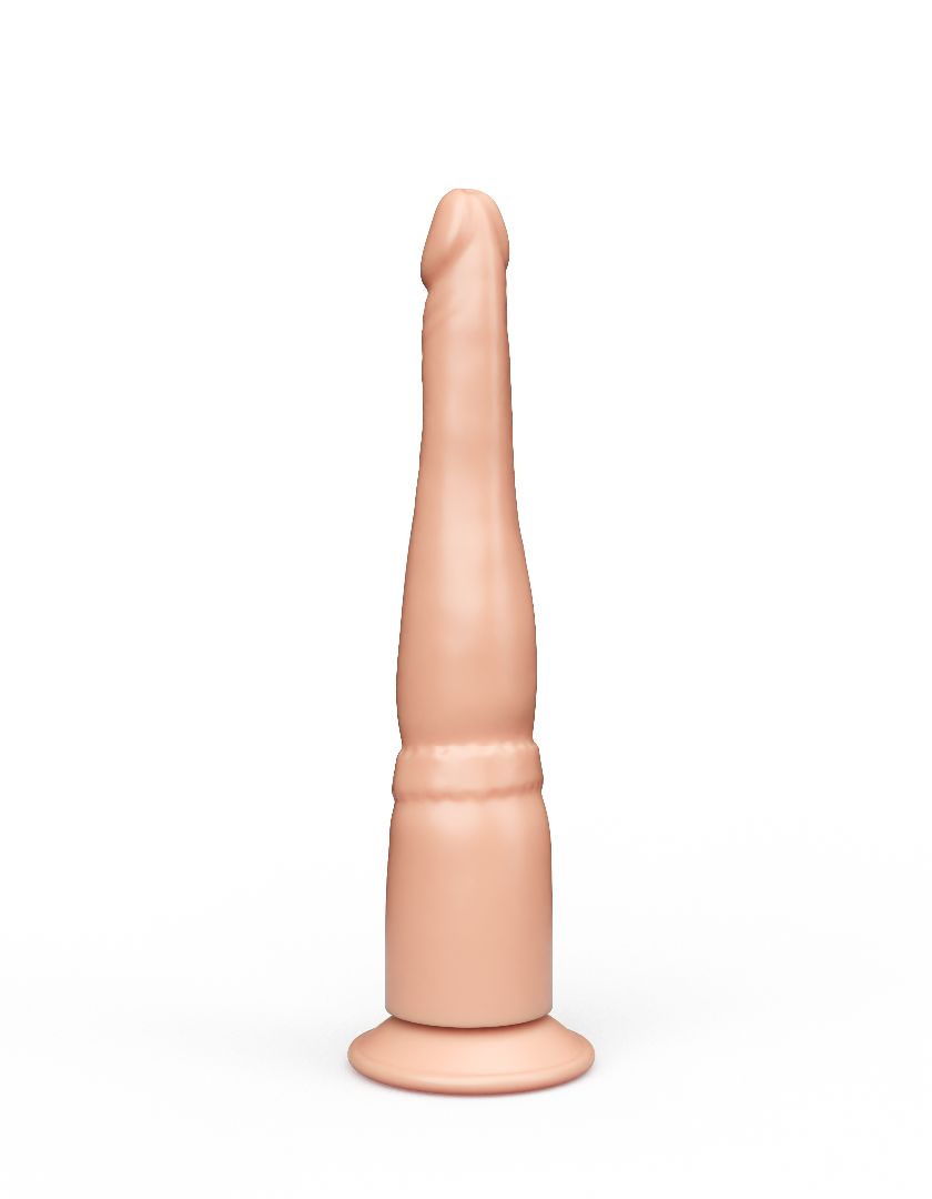 Анальный фаллоимитатор на присоске - 21,5 см.