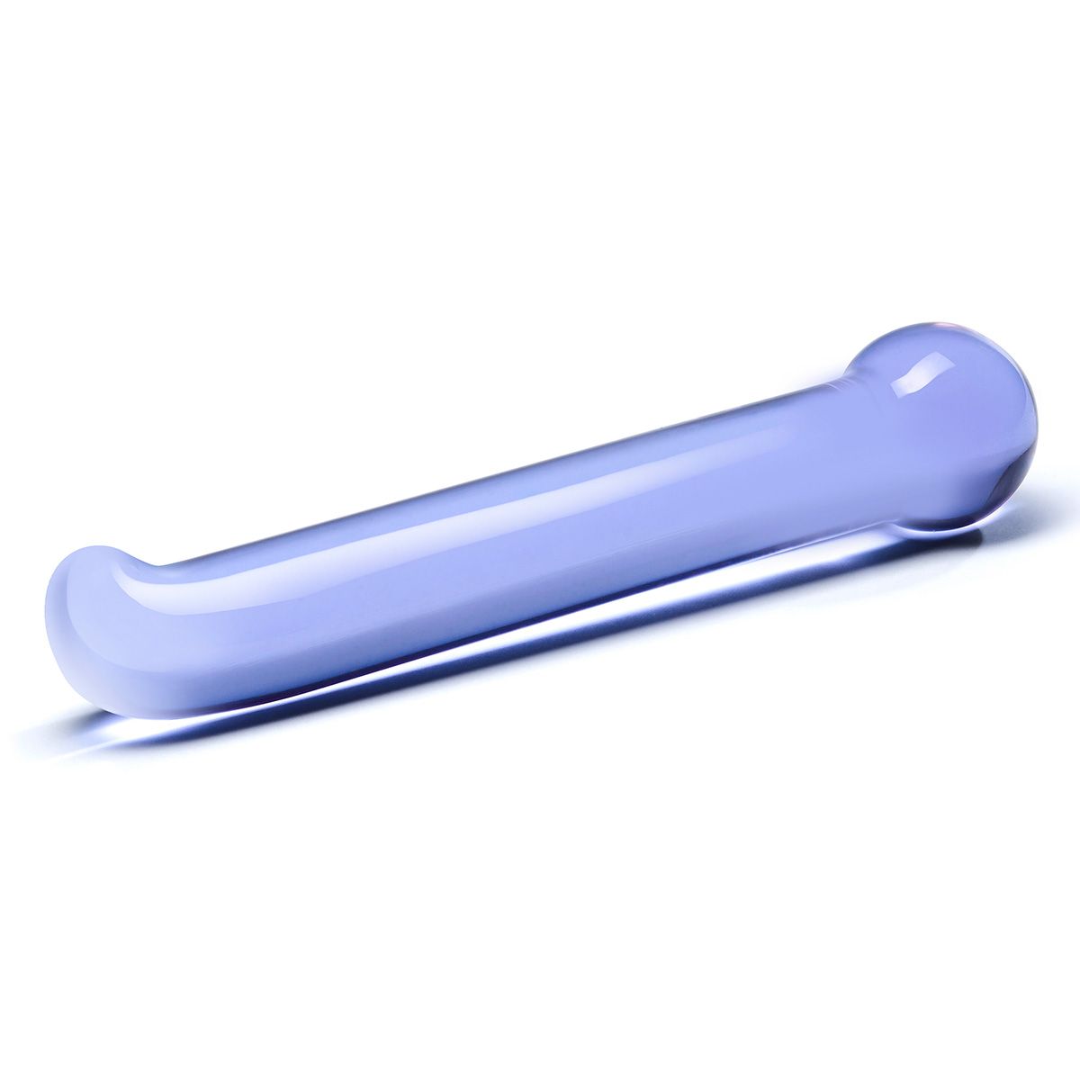 Гладкий стеклянный стимулятор G-Spot Tickler - 17 см.