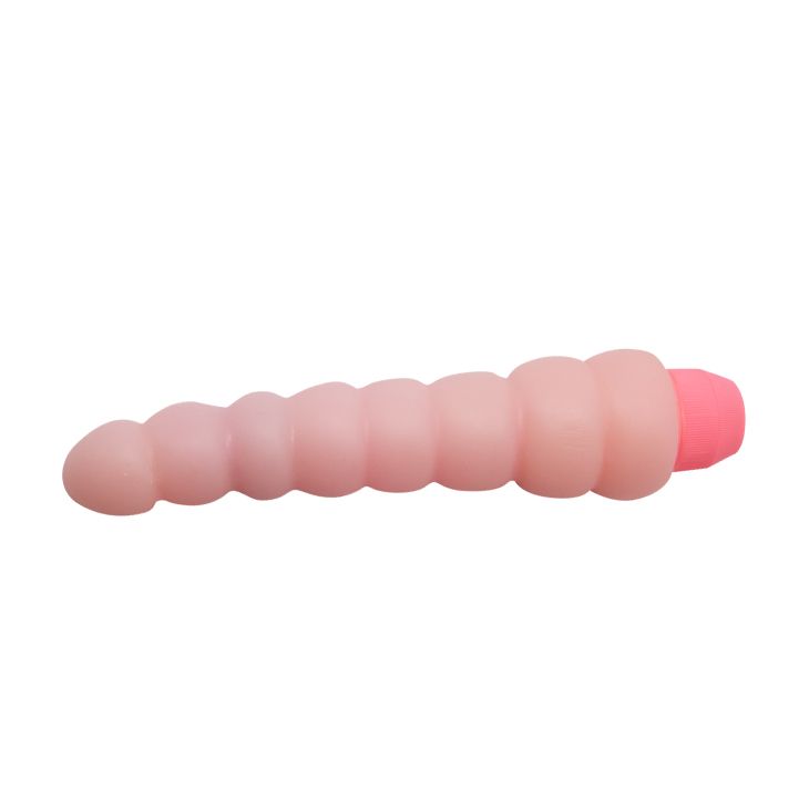 Гнущийся вибратор с хребтом Flexi Vibe Sensual Spin - 19 см.