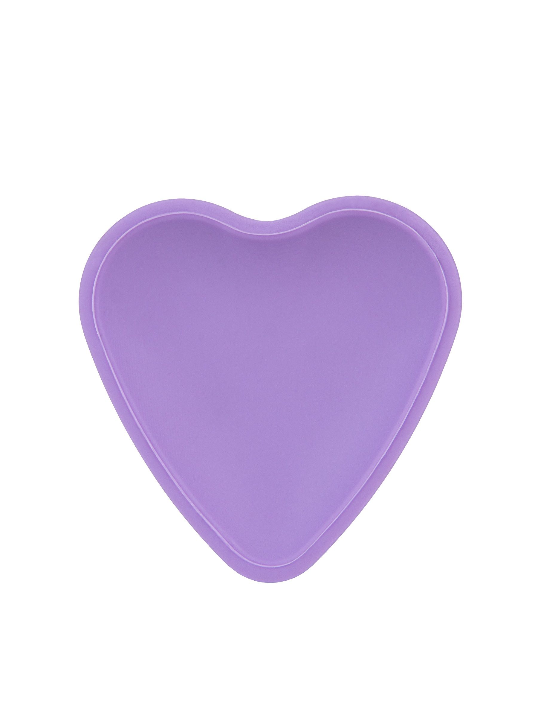 Фиолетовый нереалистичный дилдо Emotional Plus - 13 см.