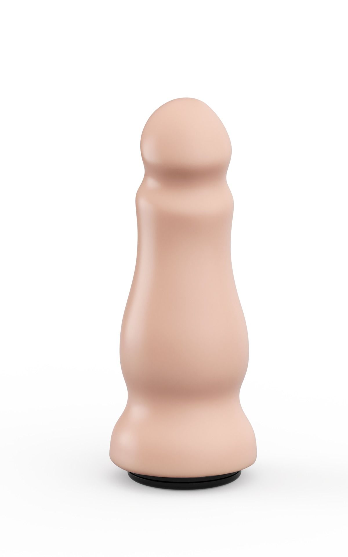 Анальный фаллоимитатор с приплюснутой головкой - 13 см.