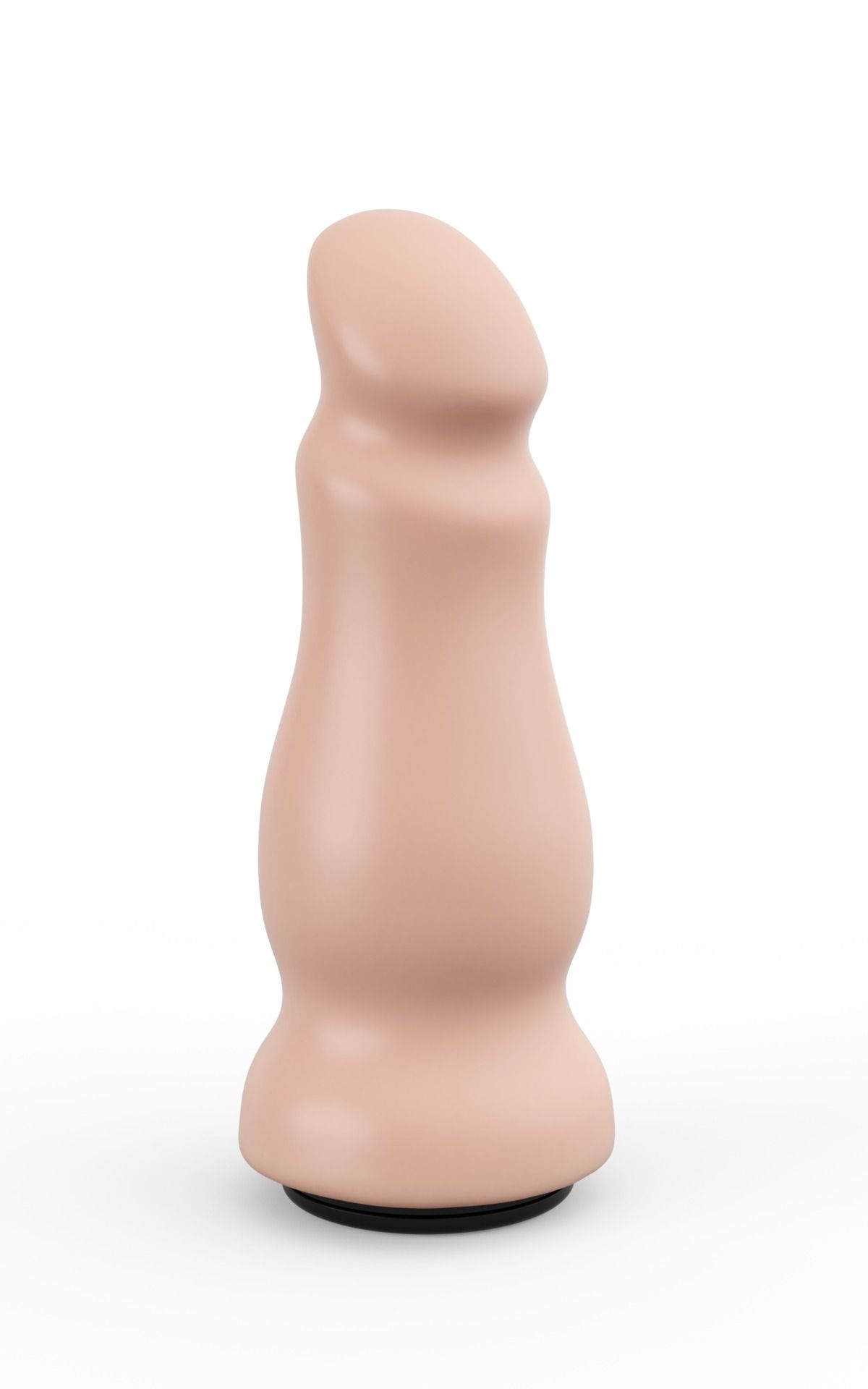 Анальный фаллоимитатор с приплюснутой головкой - 13 см.