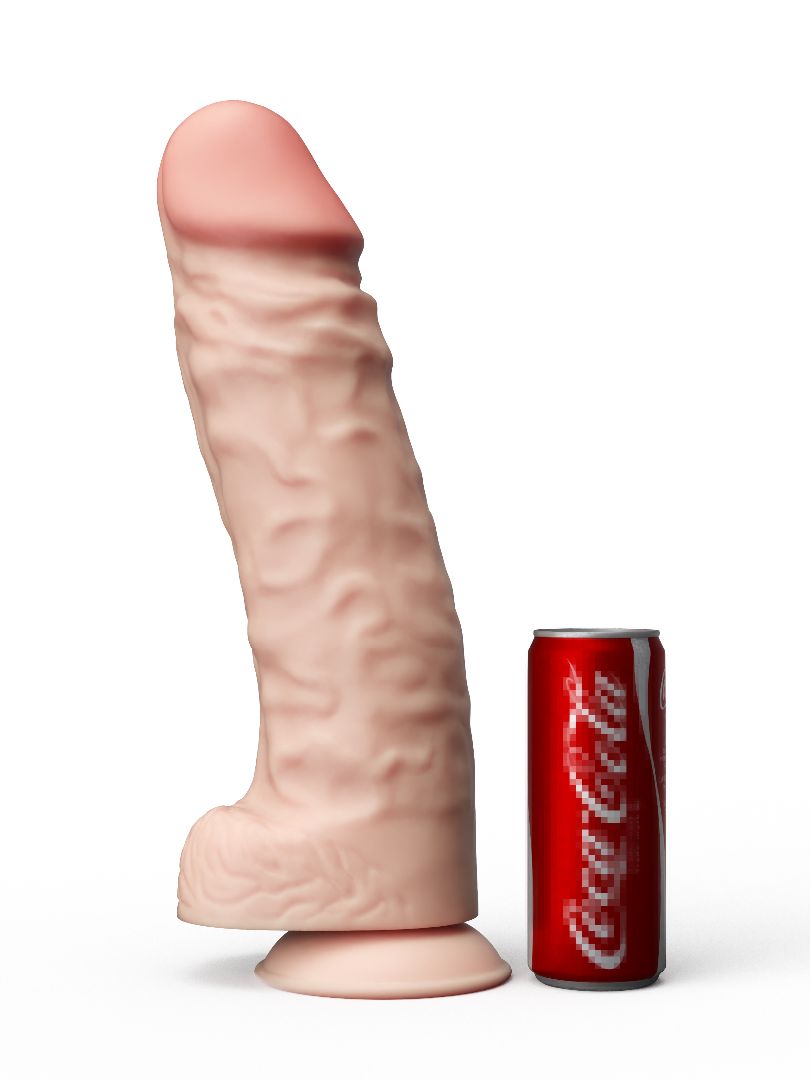 Фаллоимитатор-гигант HULIO GIGANTOFF - 39,5 см.