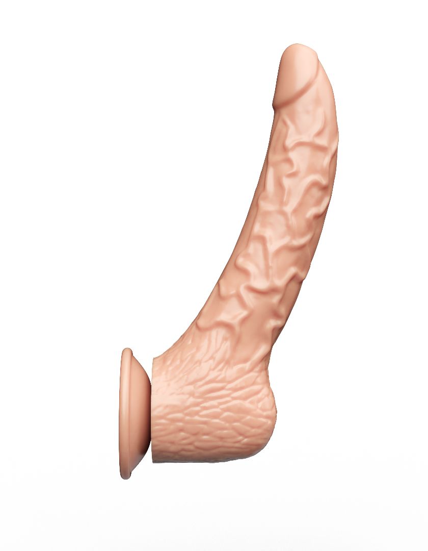 Фаллоимитатор-реалистик на присоске - 21 см.