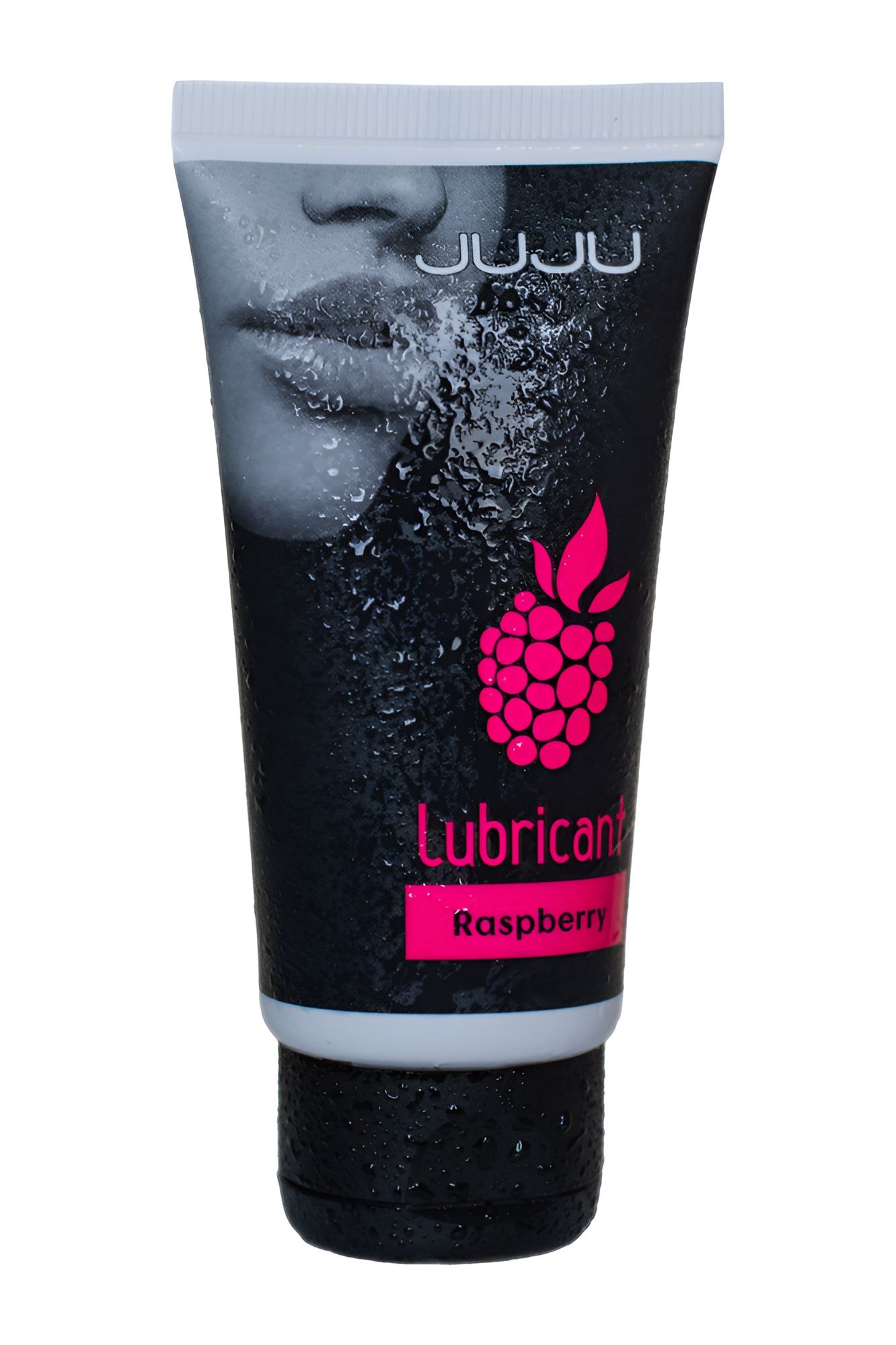 Съедобный лубрикант JUJU Raspberry с ароматом малины - 50 мл.