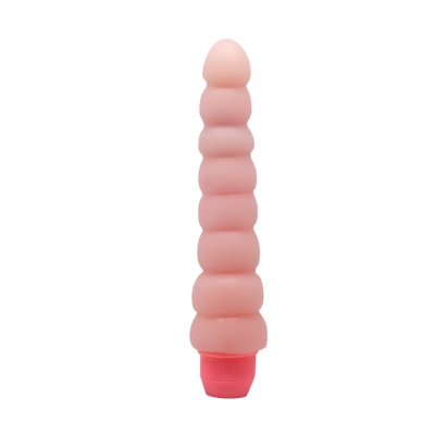 Гнущийся вибратор с хребтом Flexi Vibe Sensual Spin - 19 см.