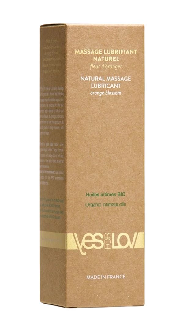 Натуральная массажная смазка Natural Massage Lubricant Orange Blossom - 100 мл.