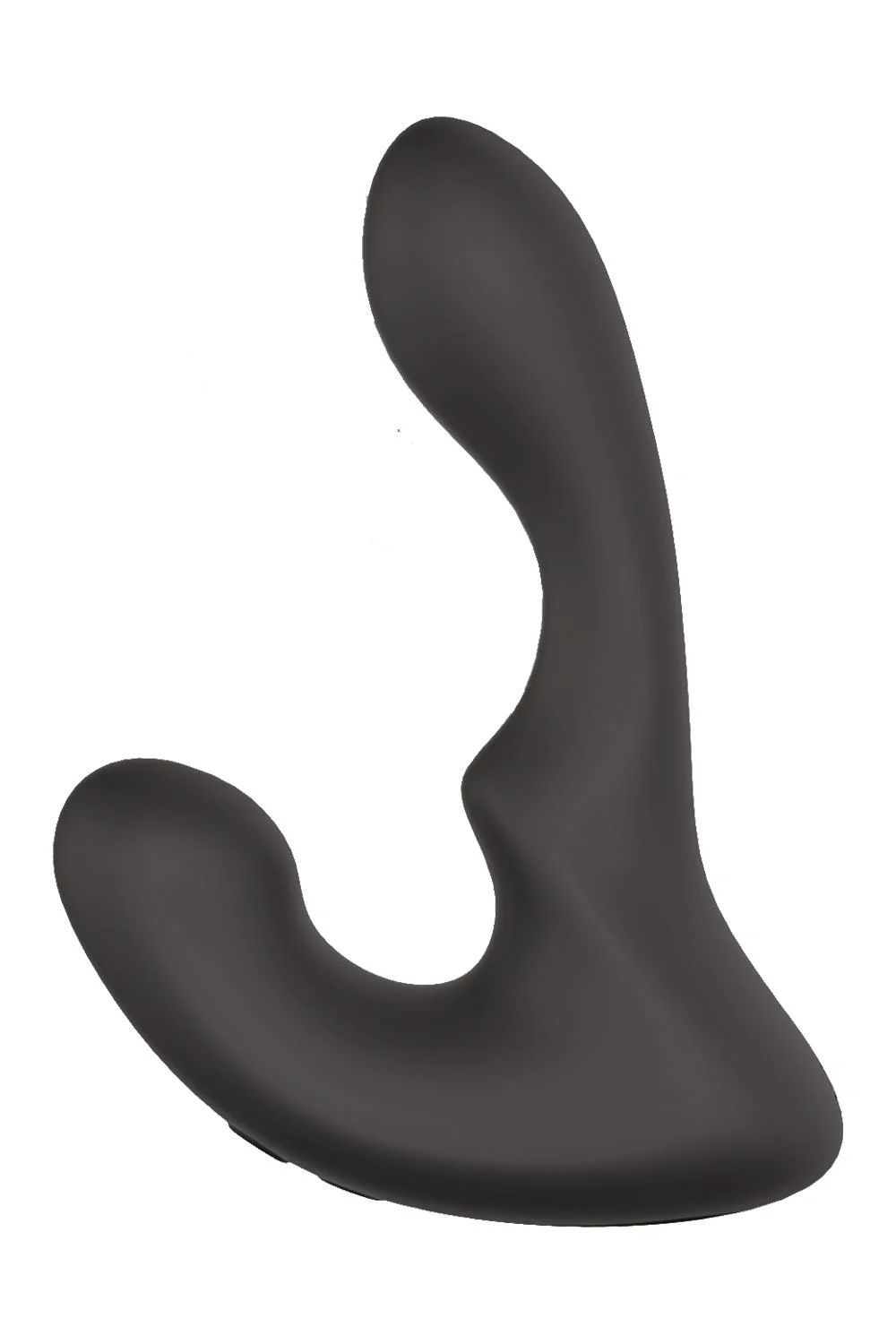 Чёрный массажер простаты с 2 моторами Booty Rocker
