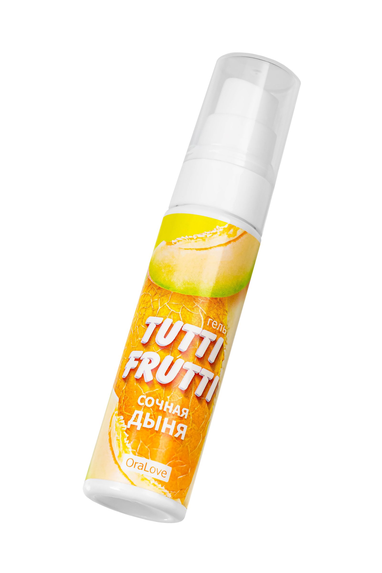 Гель-смазка Tutti-frutti со вкусом сочной дыни - 30 гр.