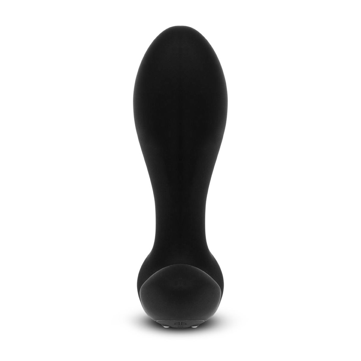 Черный анальный стимулятор с расширением и вибрацией Expand Plug - 10,5 см.