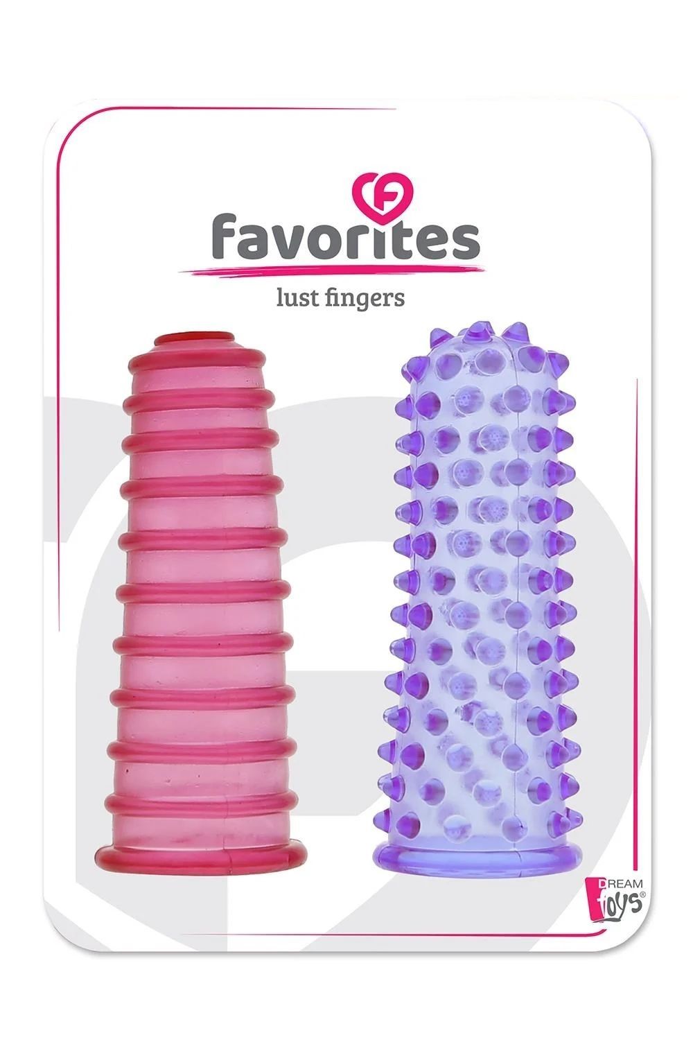 Набор из 2 насадок на пальцы Lust Fingers