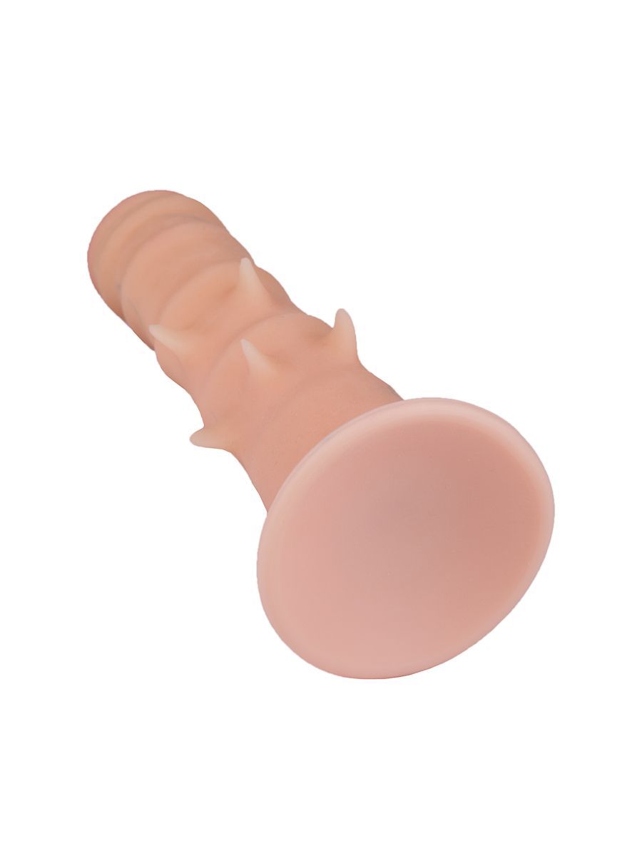 Фаллоимитатор REAL Standard с шипами - 19,5 см.